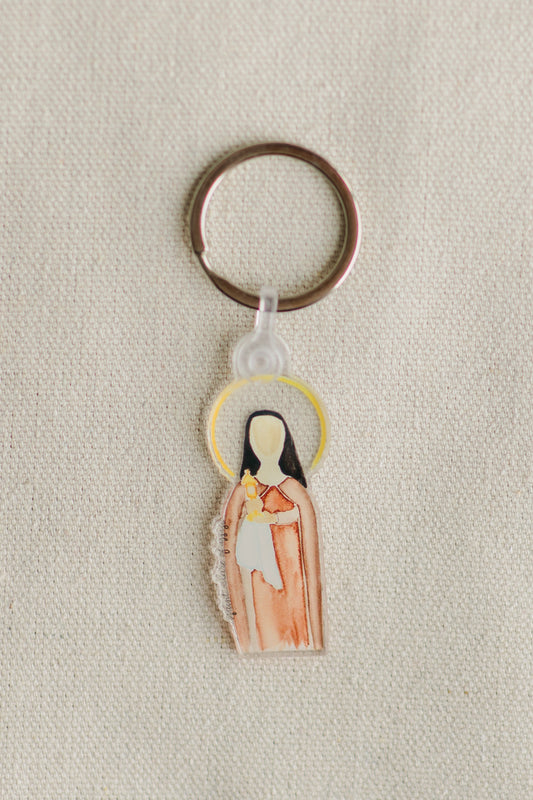 St. Clare of Assisi Keychain