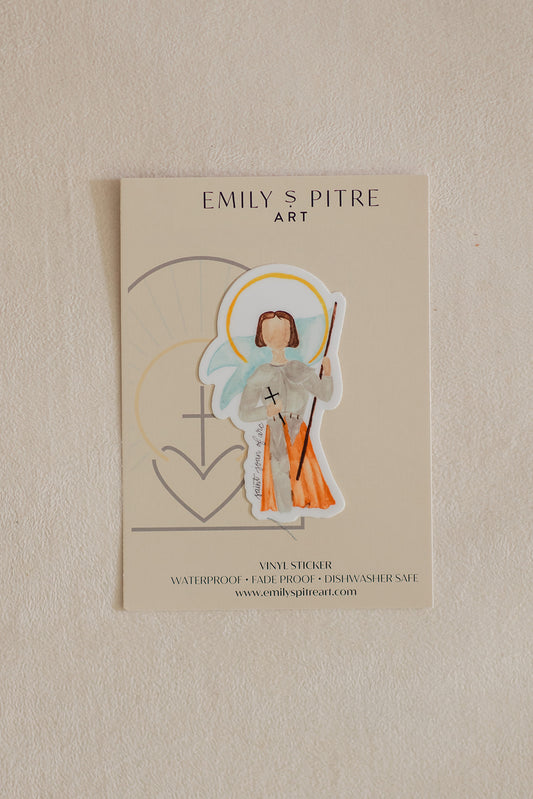 St. Joan of Arc Sticker