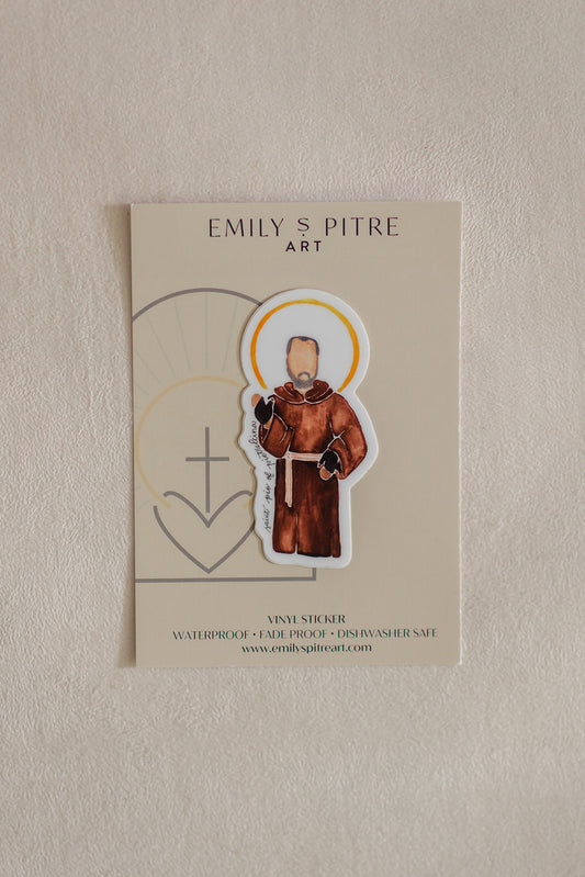 St. Pio Pietrelcina Sticker