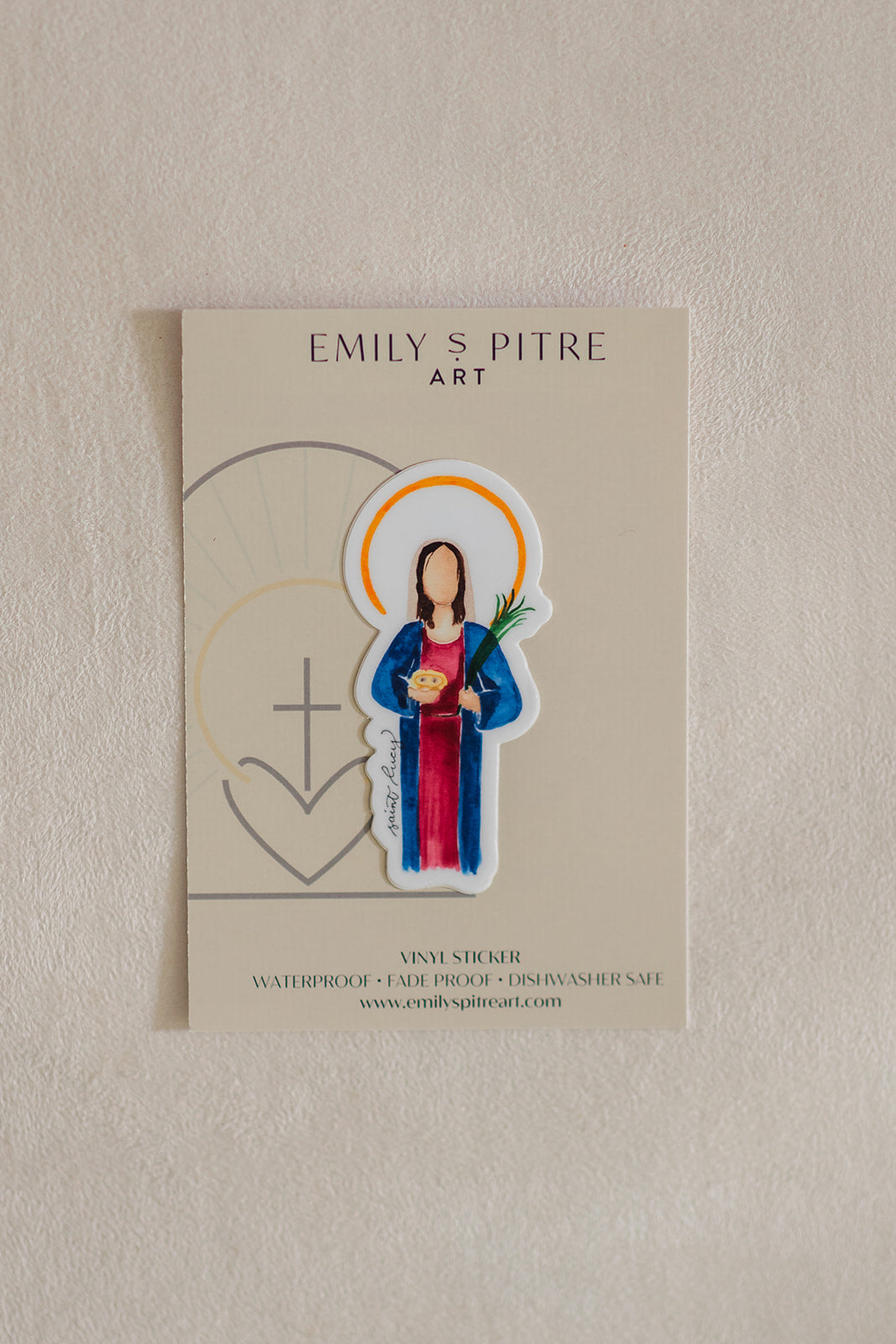 St. Lucy Sticker
