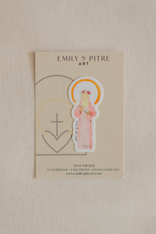 St. Rose of Lima Sticker