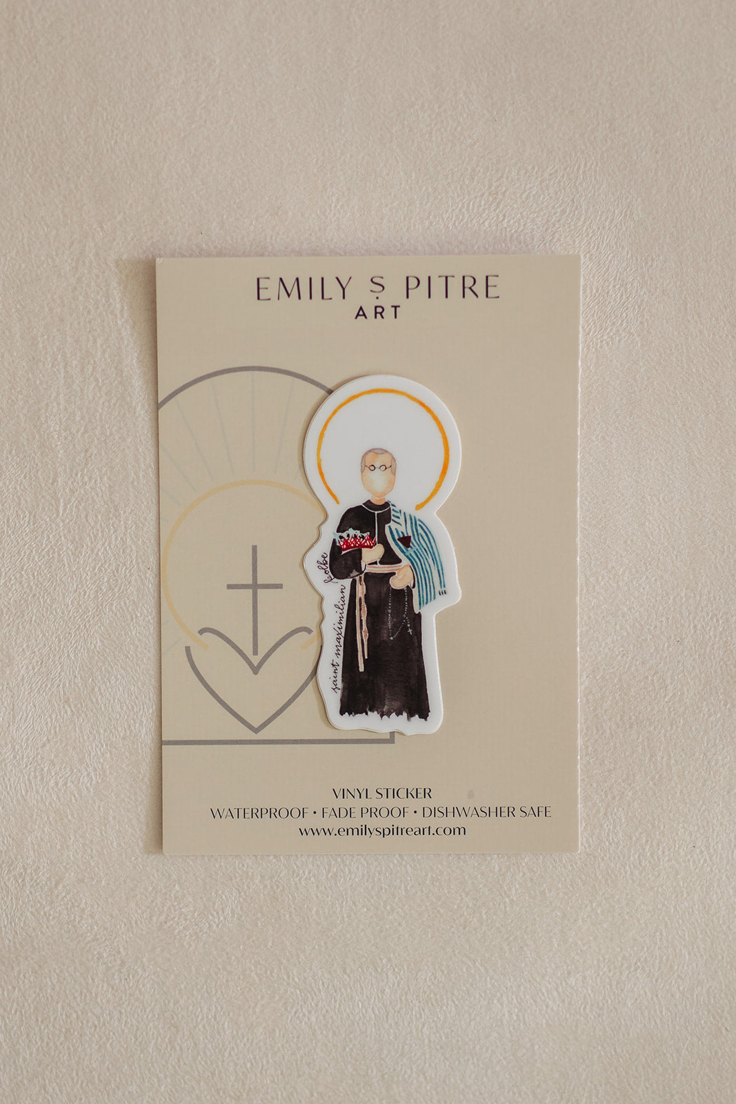 St. Maximillian Kolbe Sticker