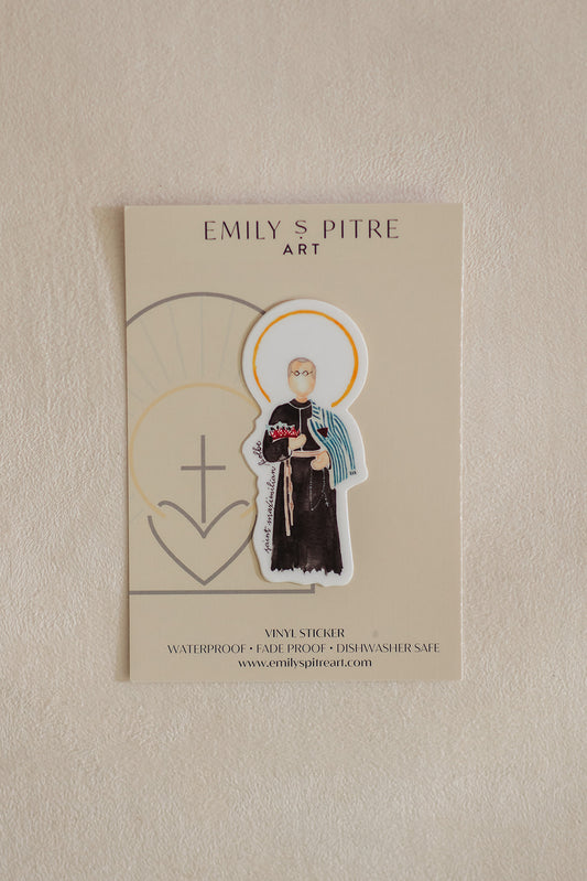 St. Maximillian Kolbe Sticker