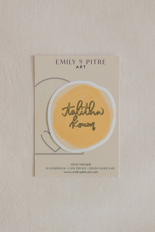 Talitha Koum Sticker