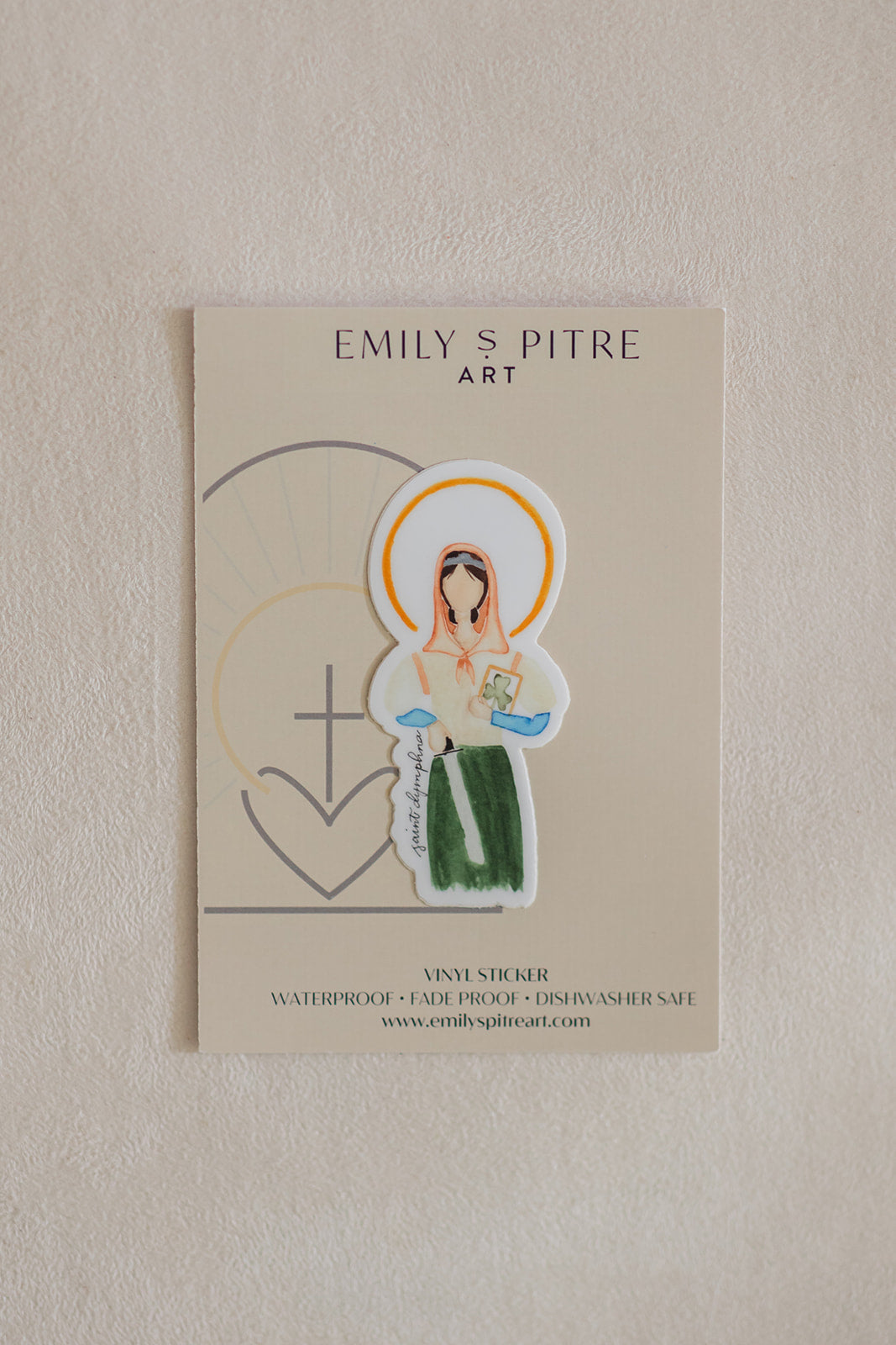 St. Dymphna Sticker