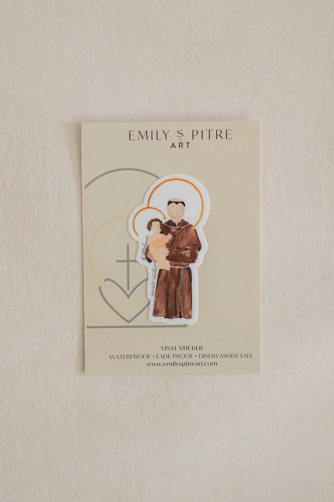 St. Anthony of Padua Sticker