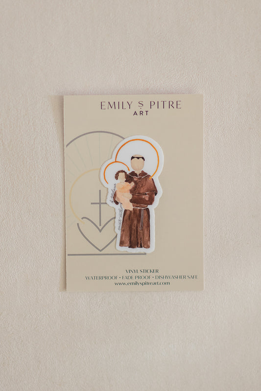 St. Anthony of Padua Sticker