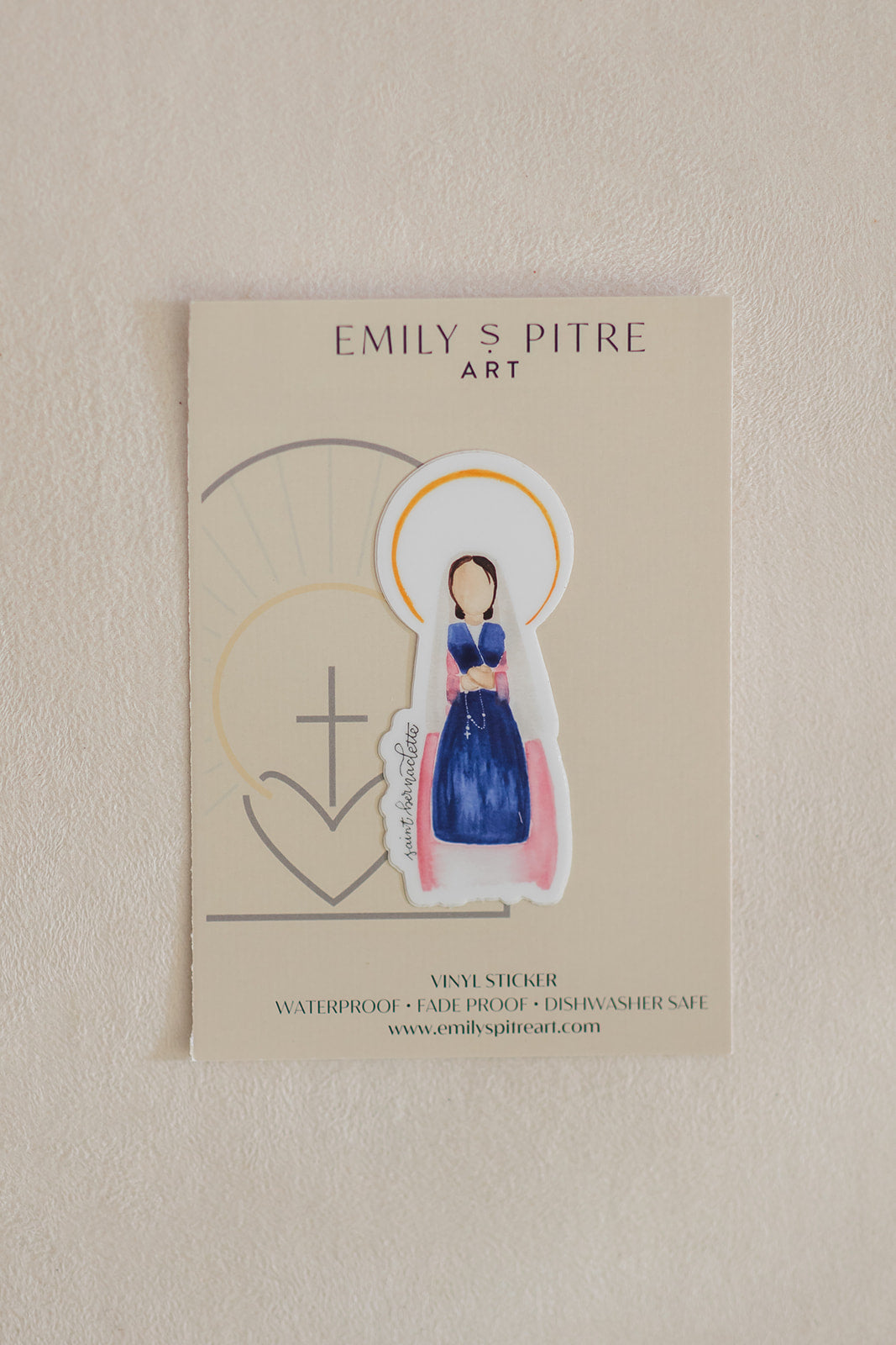 St. Bernadette Sticker
