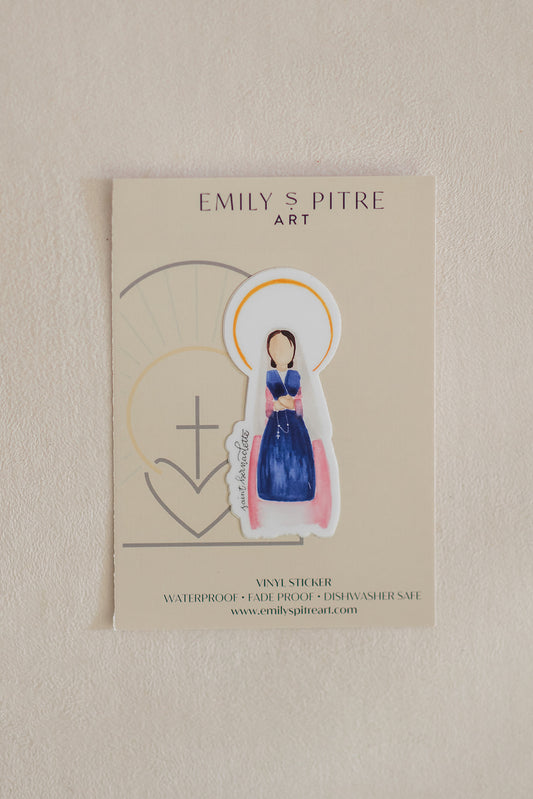 St. Bernadette Sticker