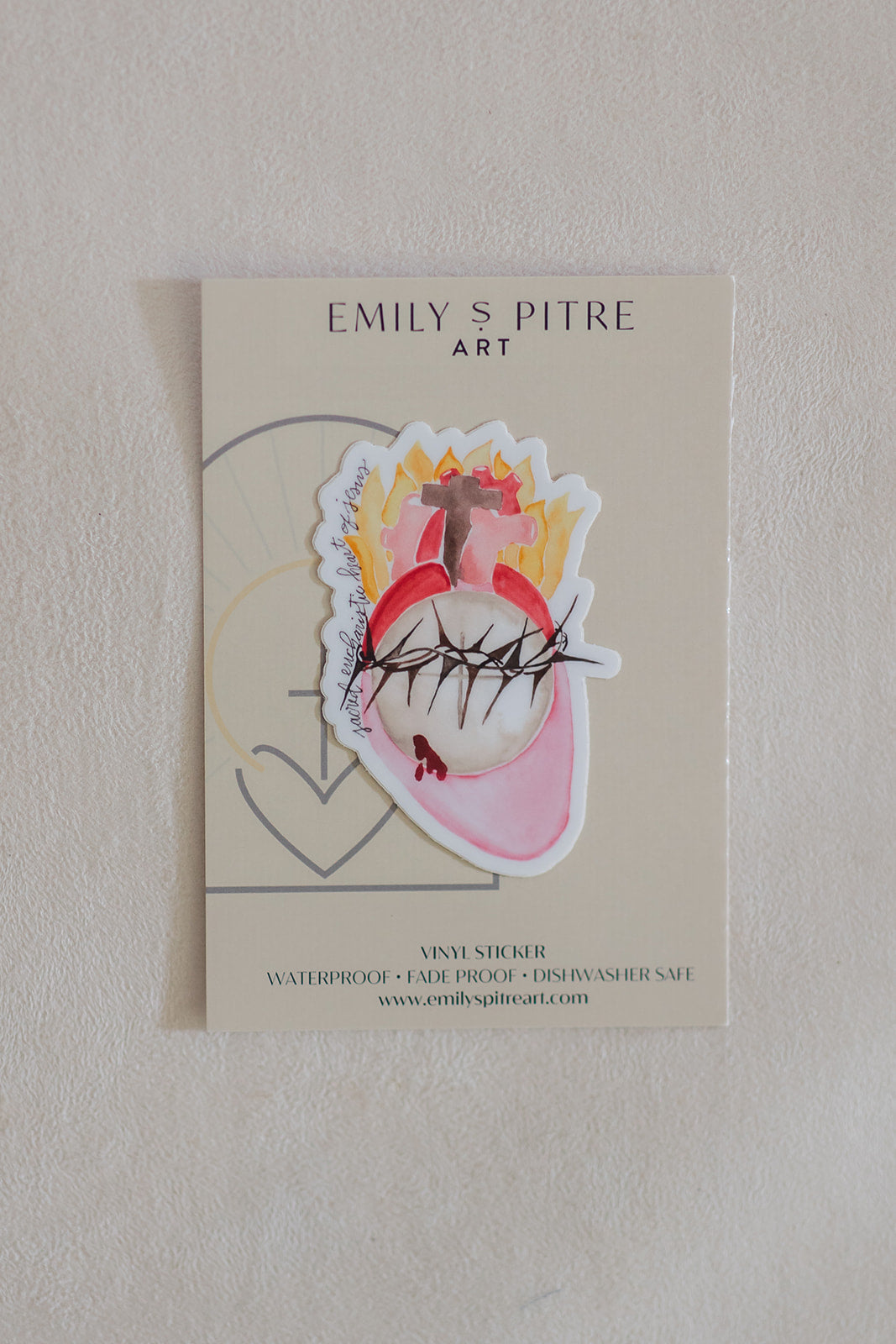 Sacred Eucharistic Heart of Jesus Sticker