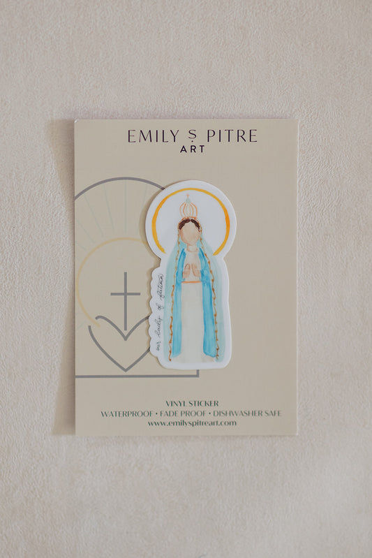 Our Lady of Fatima Sticker