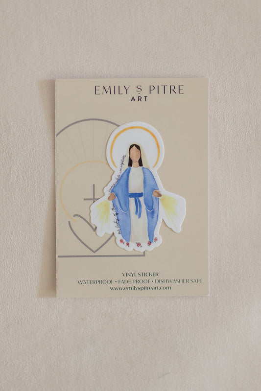 Our Lady of Immaculate Conception Sticker