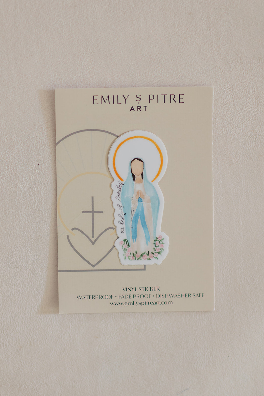 Our Lady of Lourdes Sticker