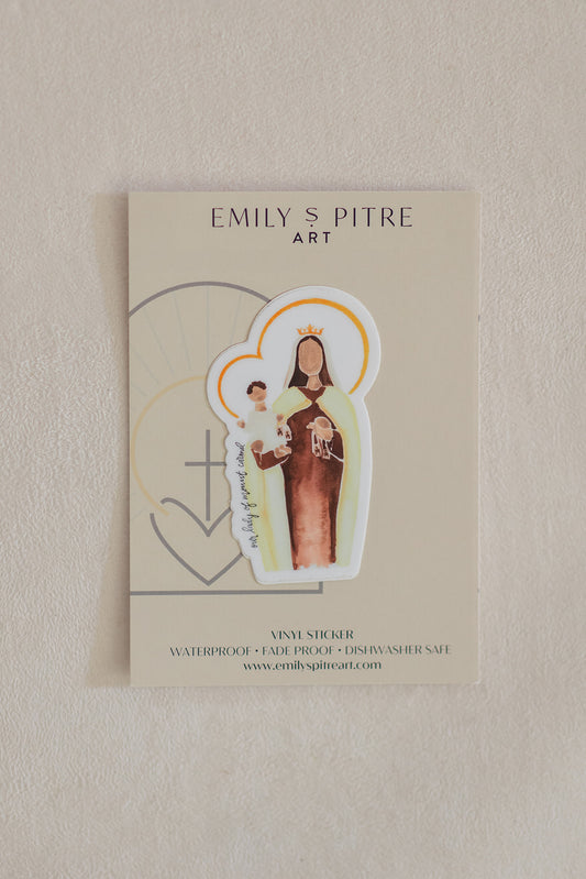 Our Lady of Mount Carmel Sticker