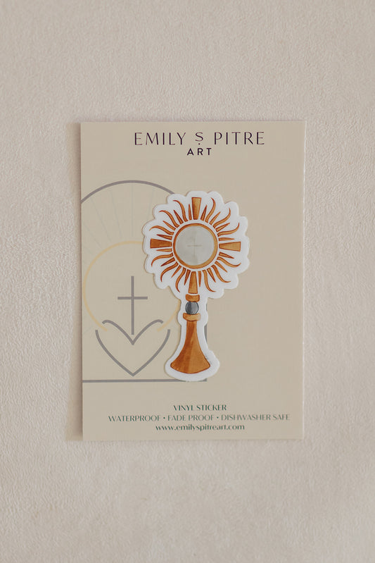 Monstrance Sticker