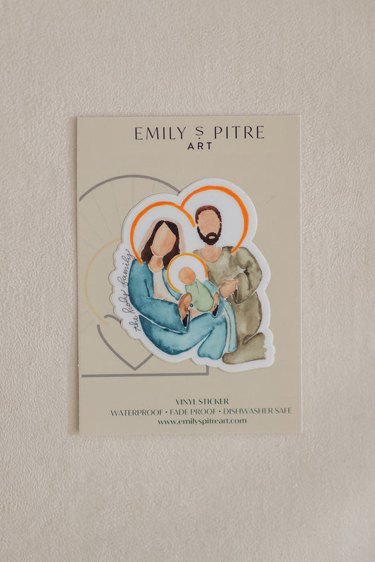 Holy Family 2 Sticker