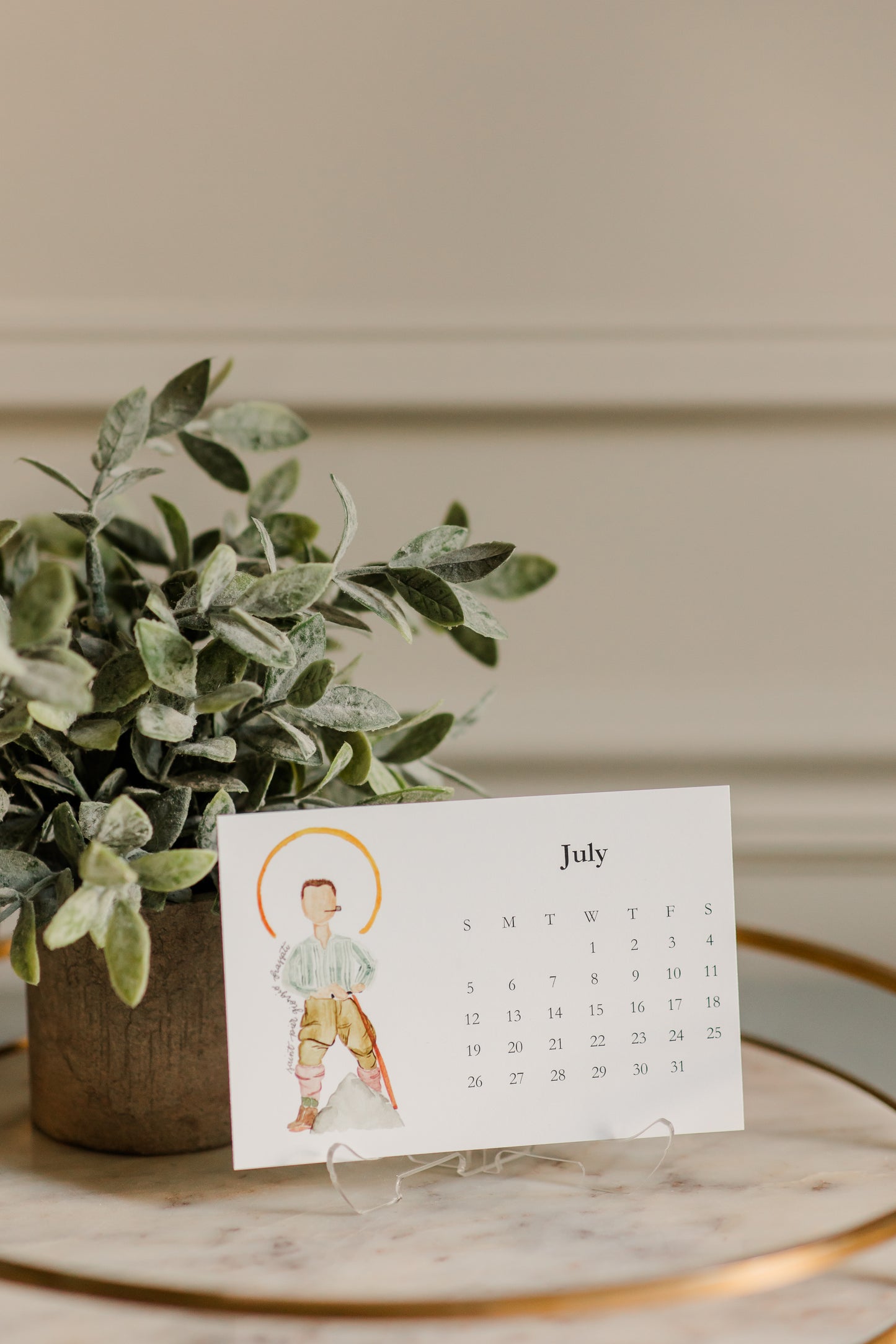 2026 Prayer Card Calendar