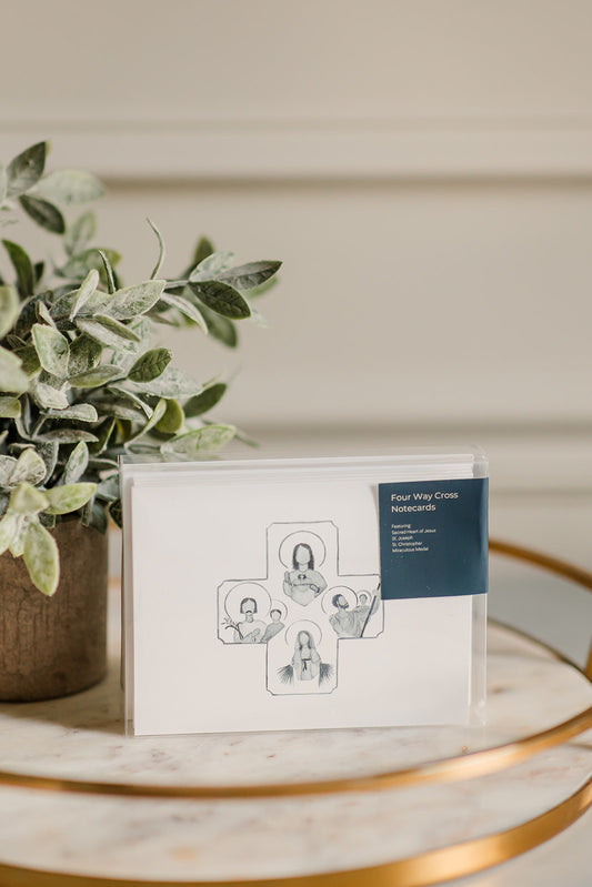 4 Way Cross Notecards
