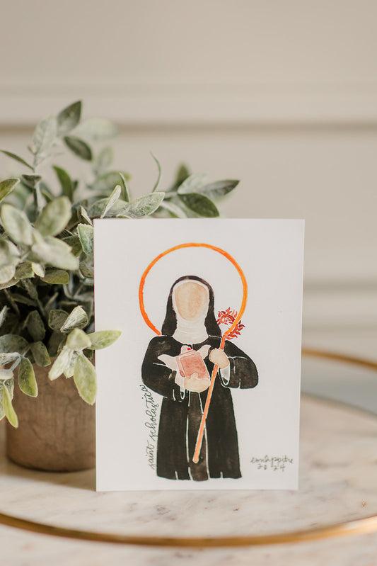 St. Scholastica - 5x7 Print