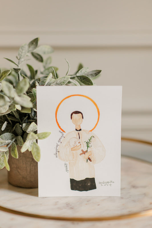 St. Aloysius Gonzaga - 5x7 Print