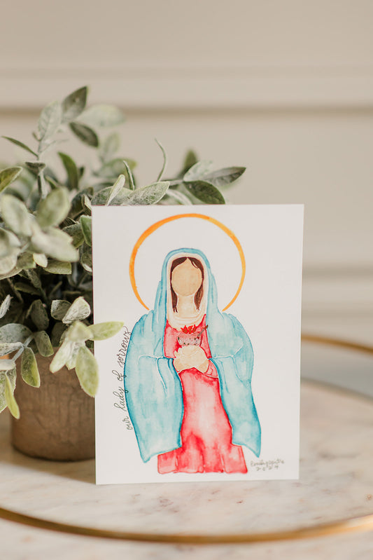 Our Lady of Sorrows - 5x7 Print