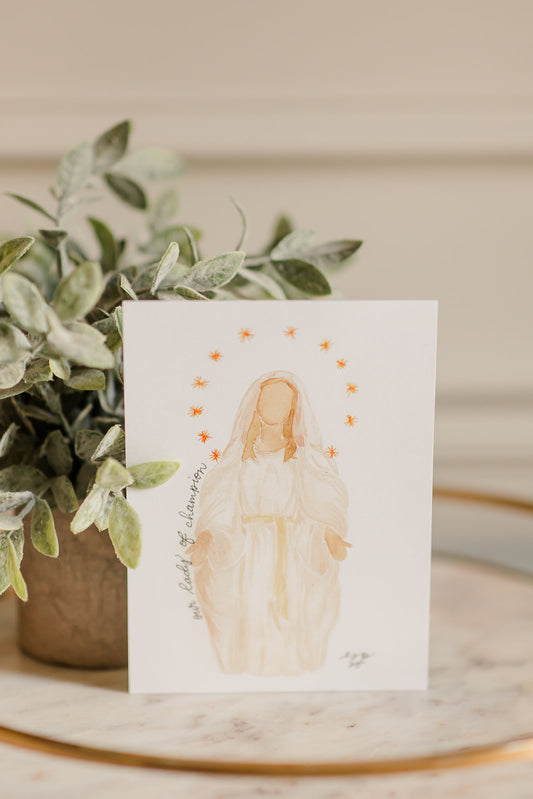 Our Lady of Champion - 5x7 Print