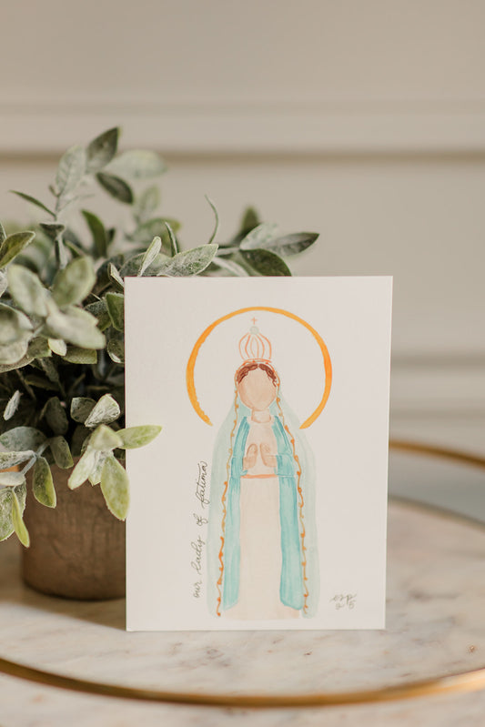 Our Lady of Fatima - 5x7 Print