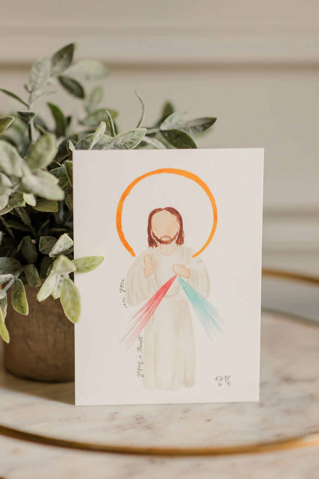 Divine Mercy - 5x7 Print
