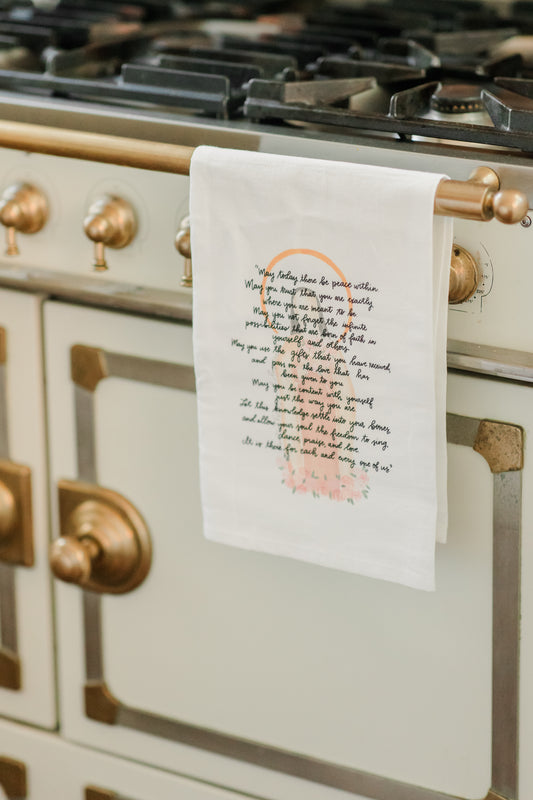 St. Therese of Lisieux Tea Towel