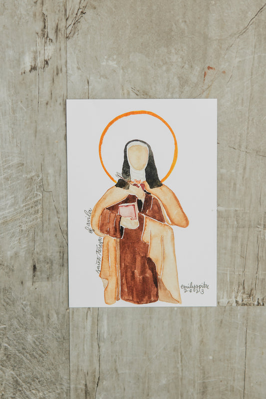 St. Teresa of Avila - 5x7 Print