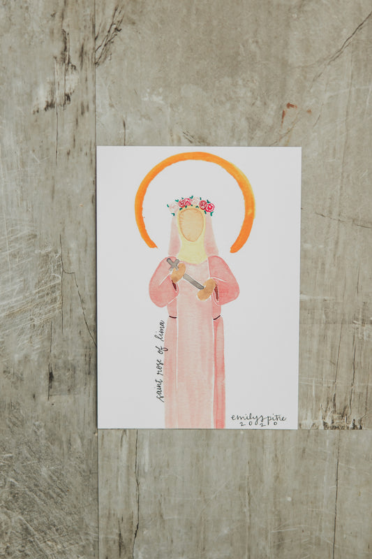St. Rose of Lima - 5x7 Print
