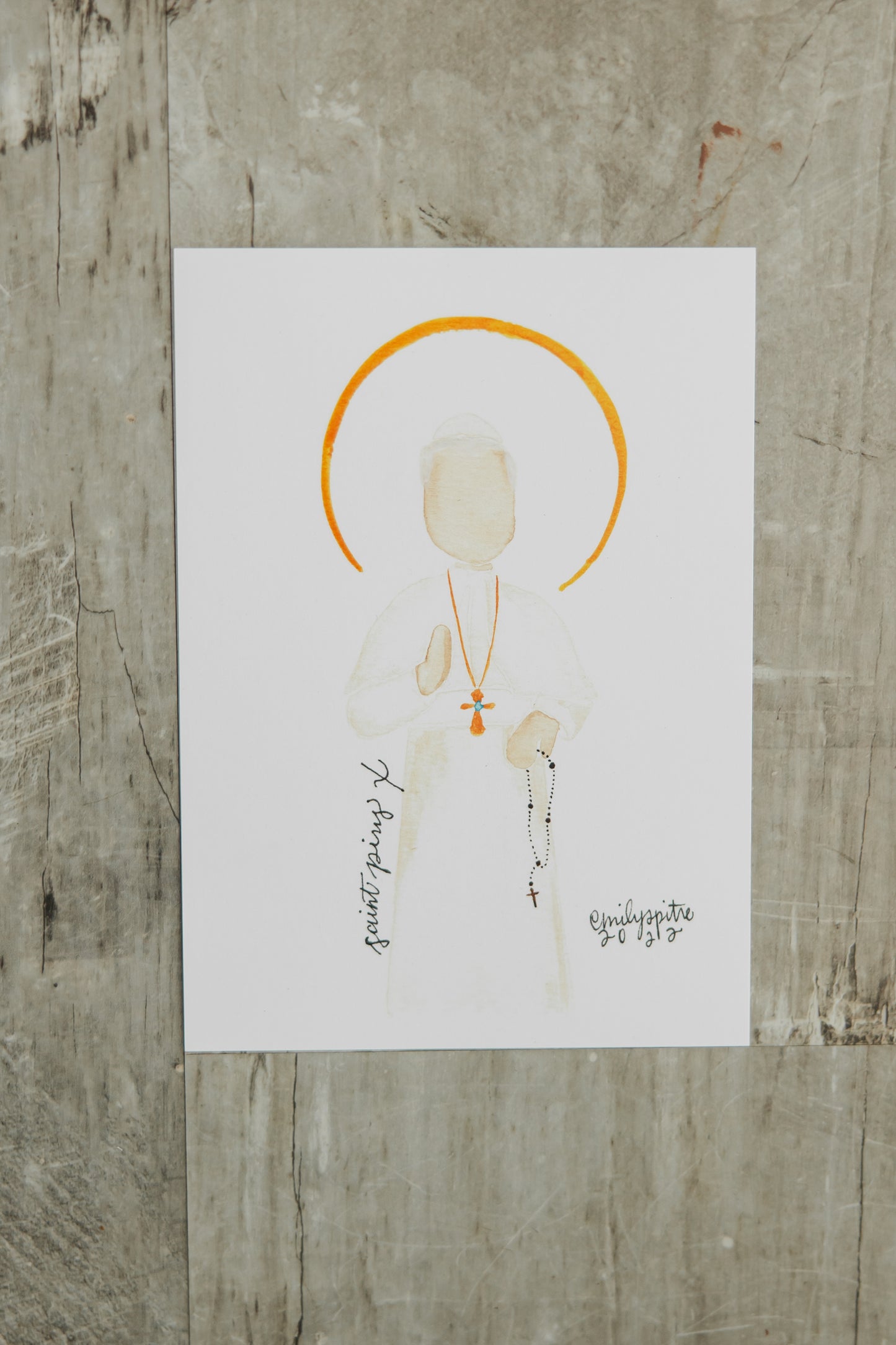St. Pius X - 5x7 Print