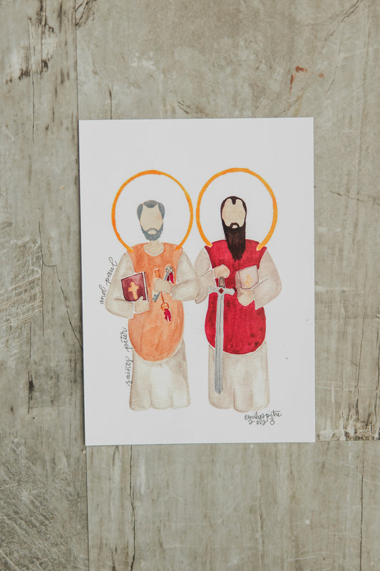 Sts. Peter and Paul - 5x7 Print