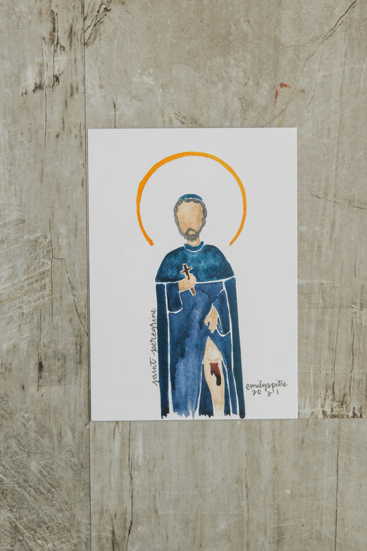 St. Peregrine - 5x7 Print