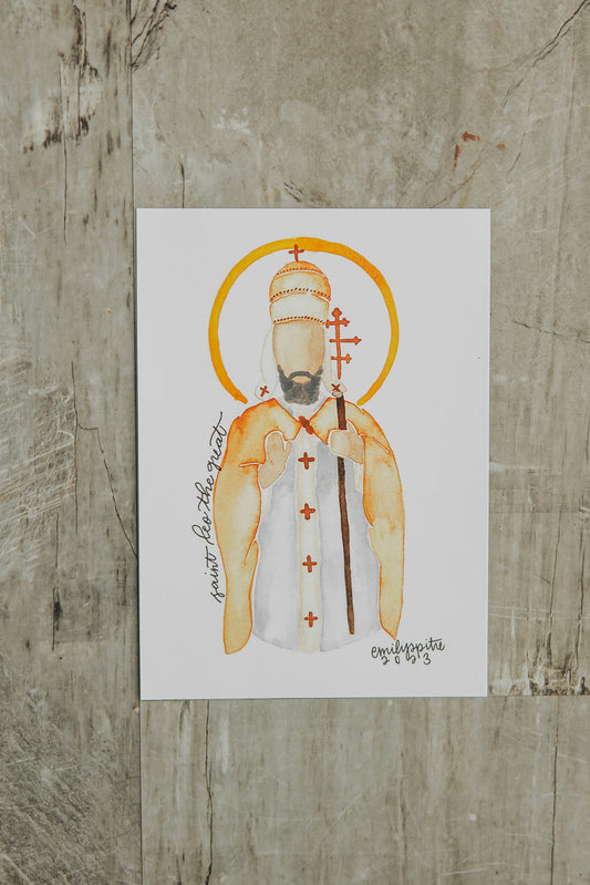 St. Leo the Great - 5x7 Print