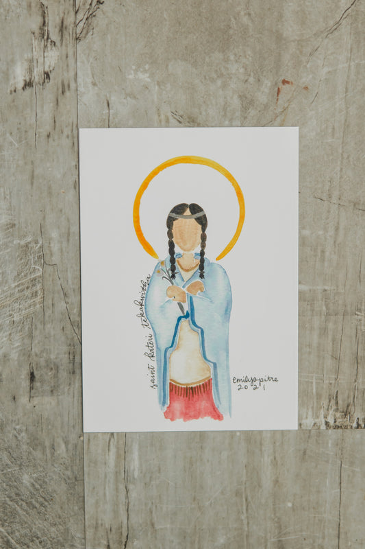 St. Kateri Tekakwitha - 5x7 Print