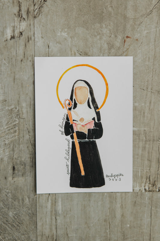 St. Hildegard von Bingen - 5x7 Print