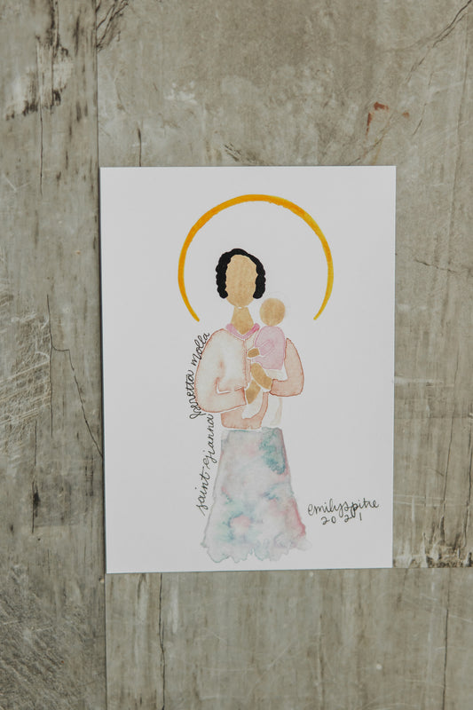 St. Gianna Beretta Molla - 5x7 Print