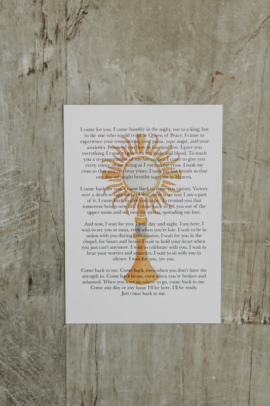 Monstrance - 5x7 Print