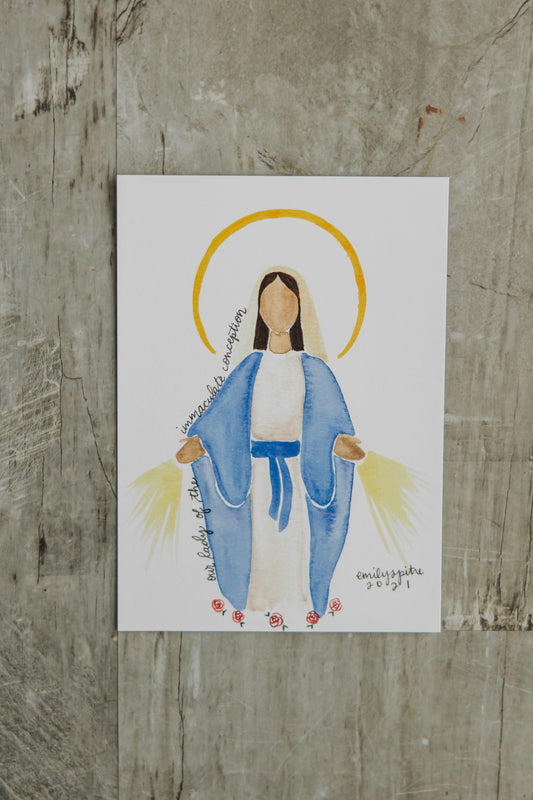 Our Lady of Immaculate Conception - 5x7 Print