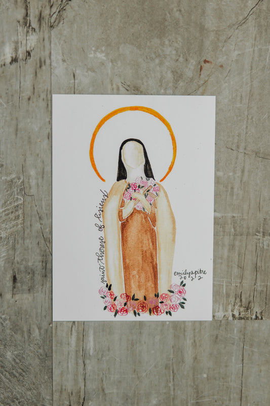 St. Therese of Lisieux - 5x7 Print