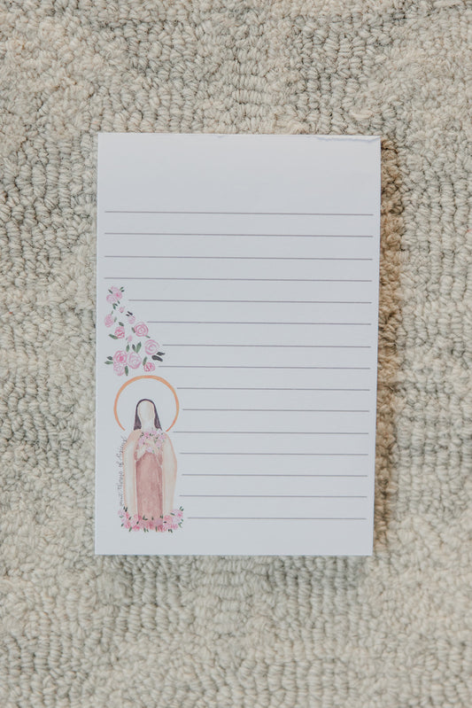 St. Therese of Lisieux Notepad
