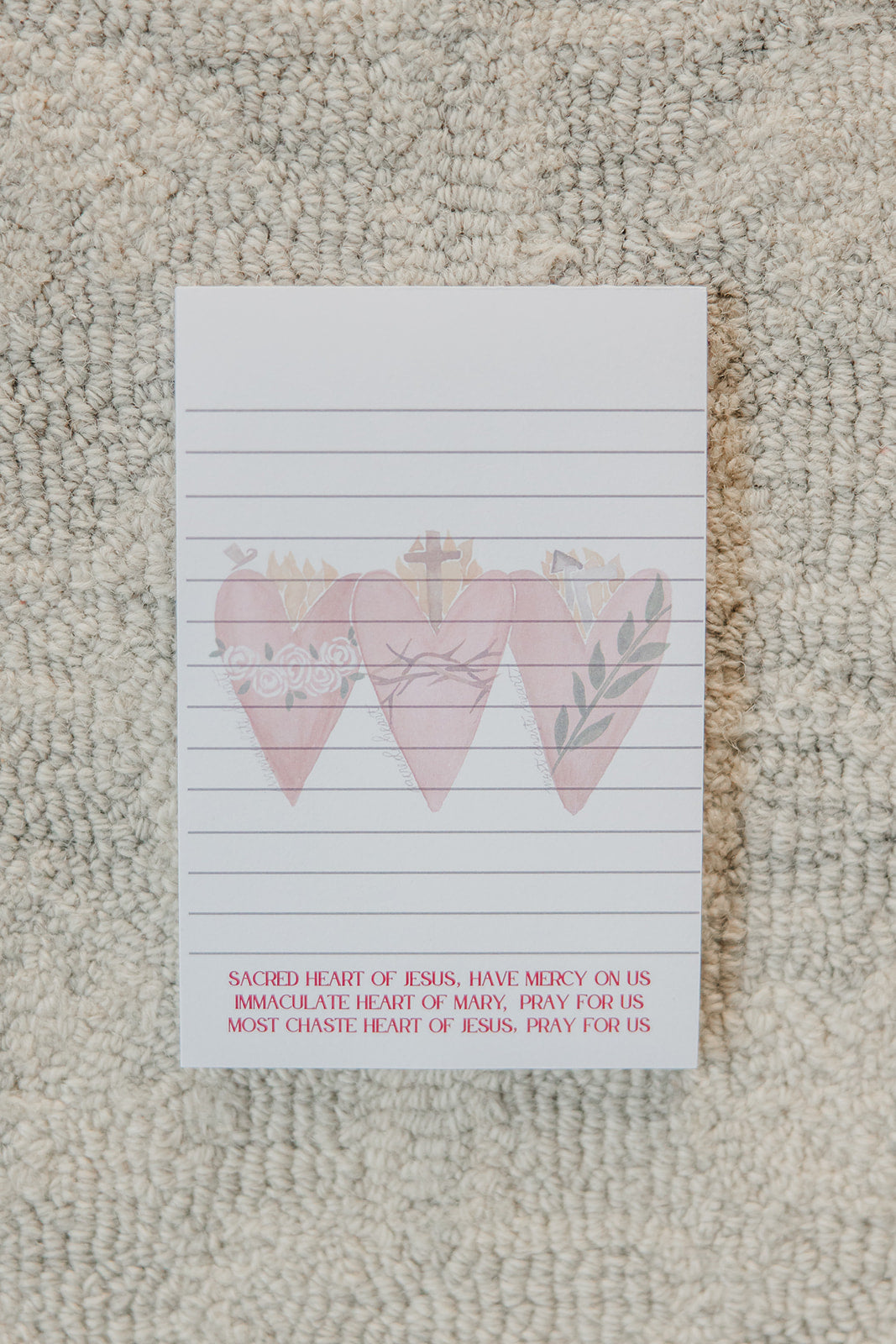 3 Hearts Notepad