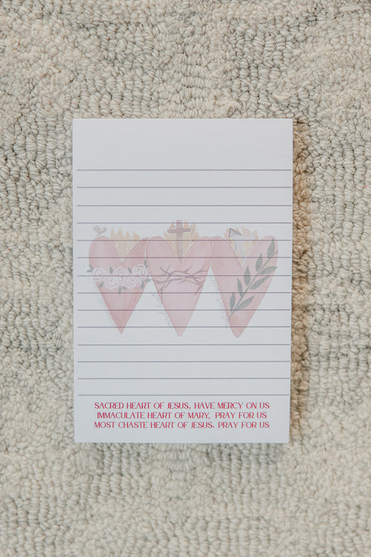 3 Hearts Notepad