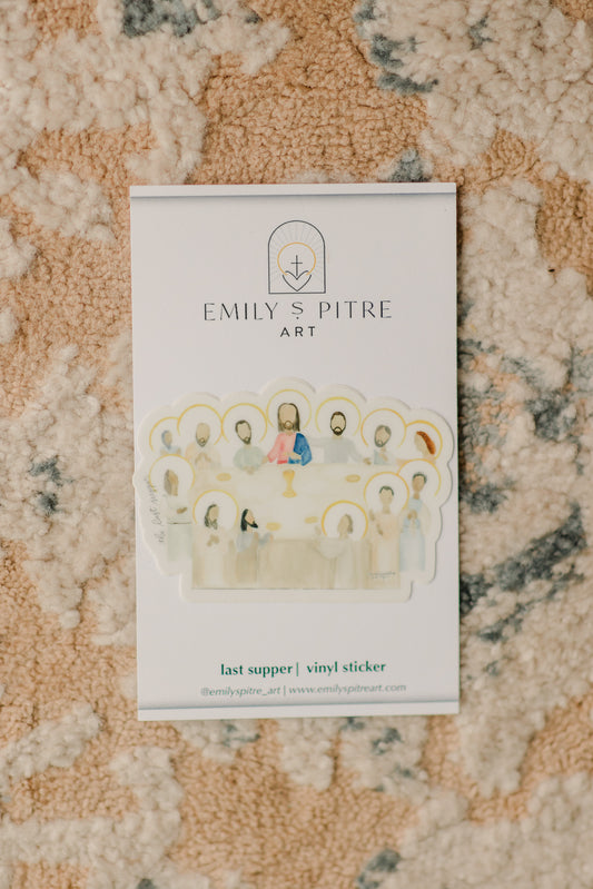 Last Supper Sticker