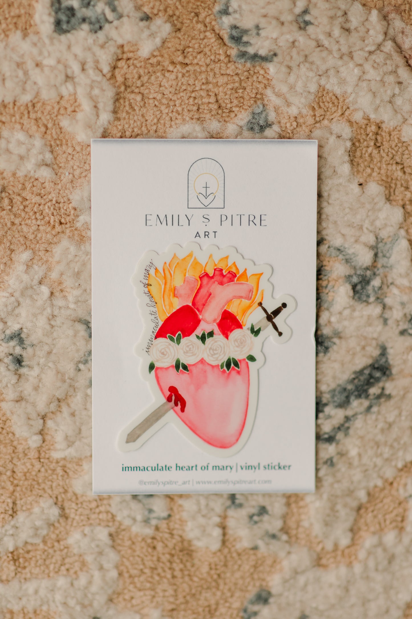 Immaculate Heart of Mary Sticker