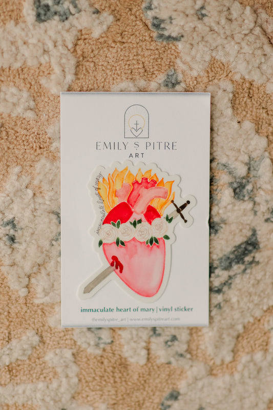 Immaculate Heart of Mary Sticker