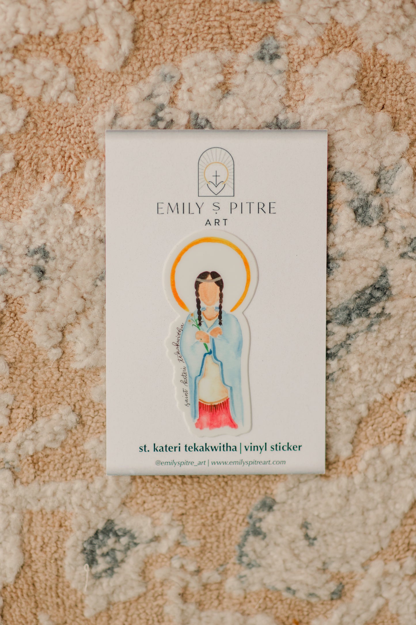 St. Kateri Tekakwitha Sticker