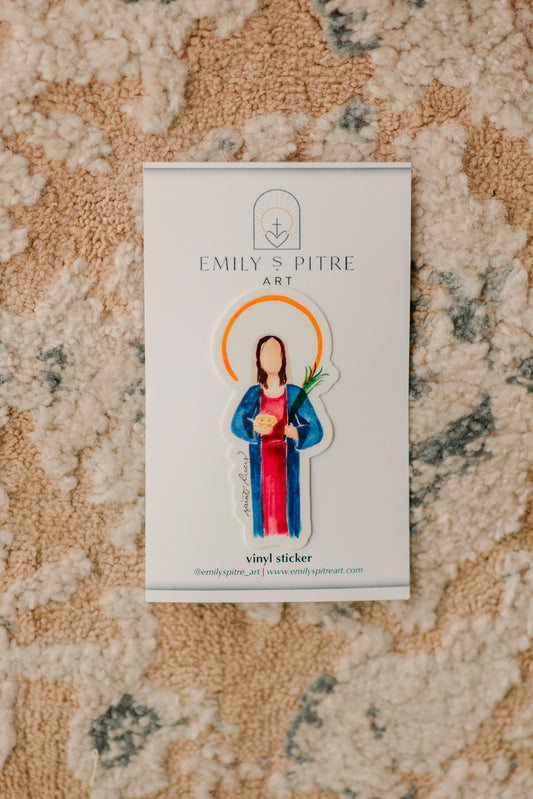 St. Lucy Sticker