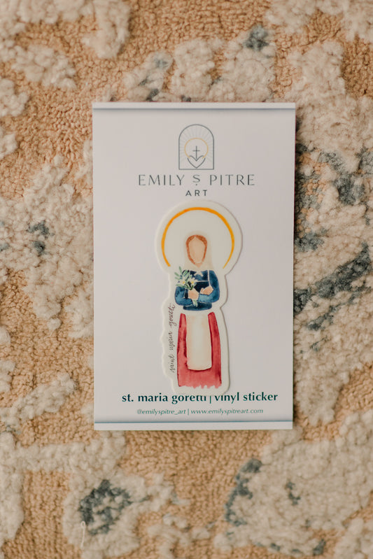 St. Maria Goretti Sticker